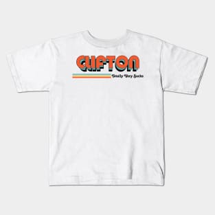 Clifton - Totally Very Sucks Kids T-Shirt